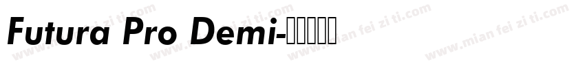 Futura Pro Demi字体转换